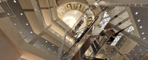 Interior design of shopping mall MEGAPOLIS