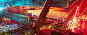 Interior of dance floor ATMOSPHERA