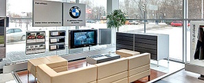 Интерьер дилерского центра BMW 